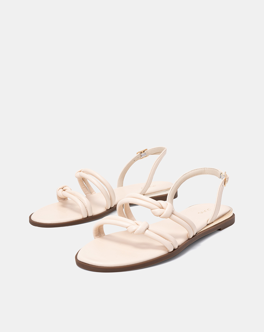 Giày Sandal Bệt Nữ 3cm Thời Trang JUNO Thắt Nút Trang Trí SD03061