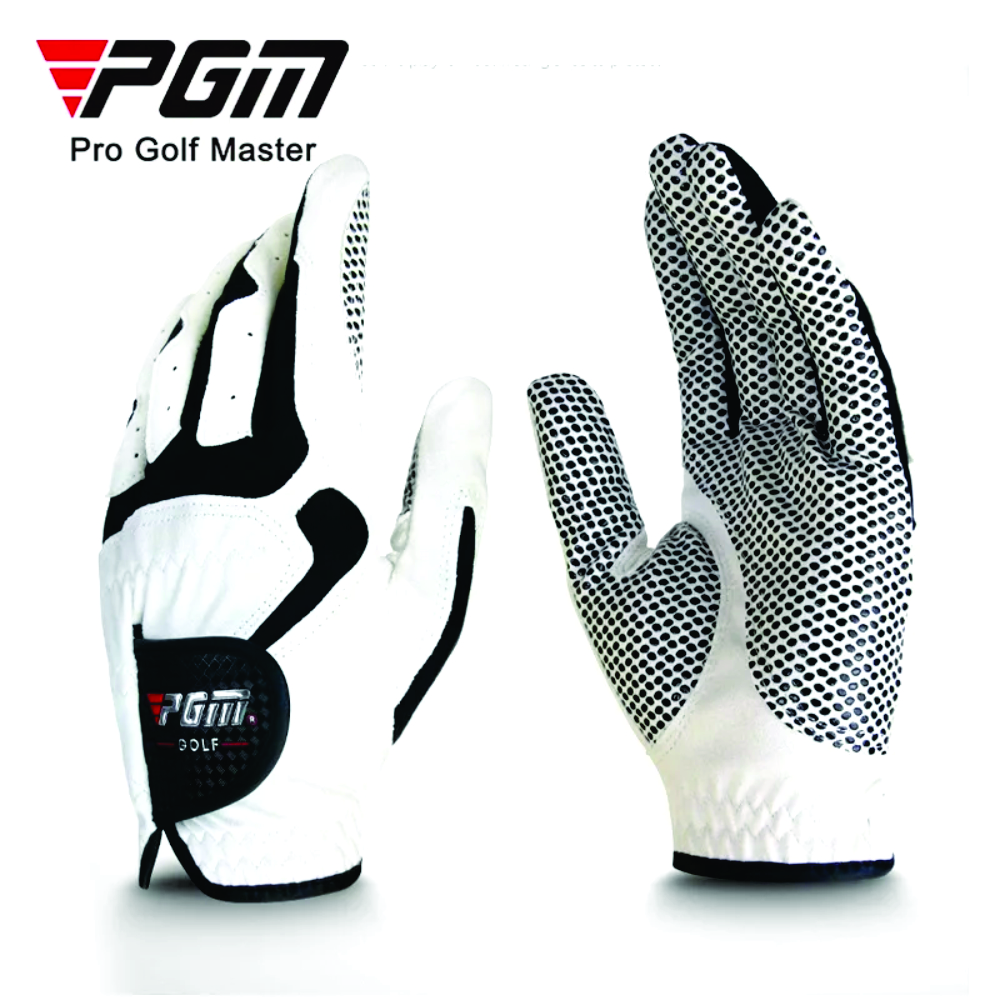 Găng tay chơi Golf ST017.Chính hãng PGM. Vải Lycra đàn hồi linh hoạt cao, thoát khí, hạt chống trơn tăng ma sát