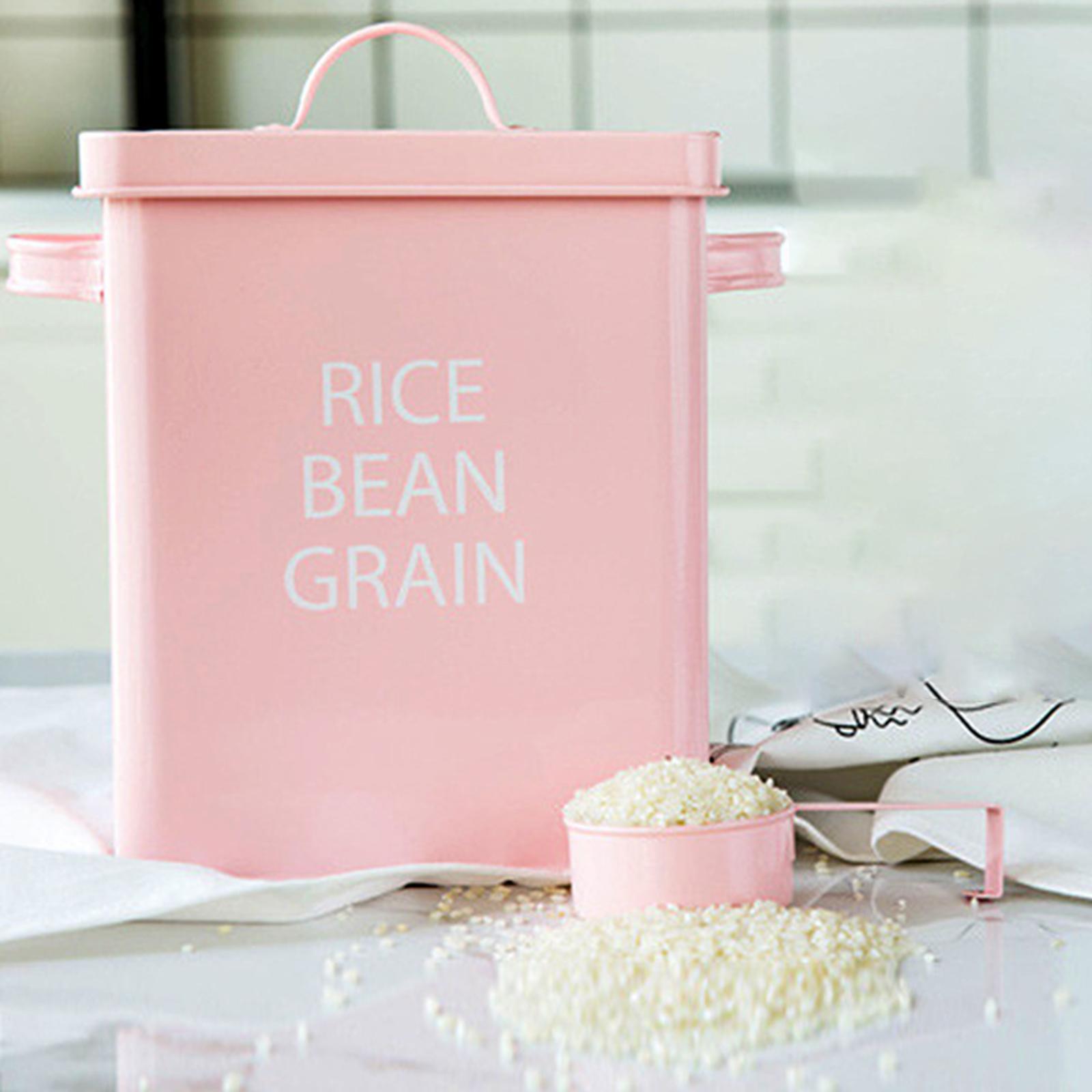 Food Storage Bucket Multifunction Laundry Powder Container for Cat Food Dog Food Canister
