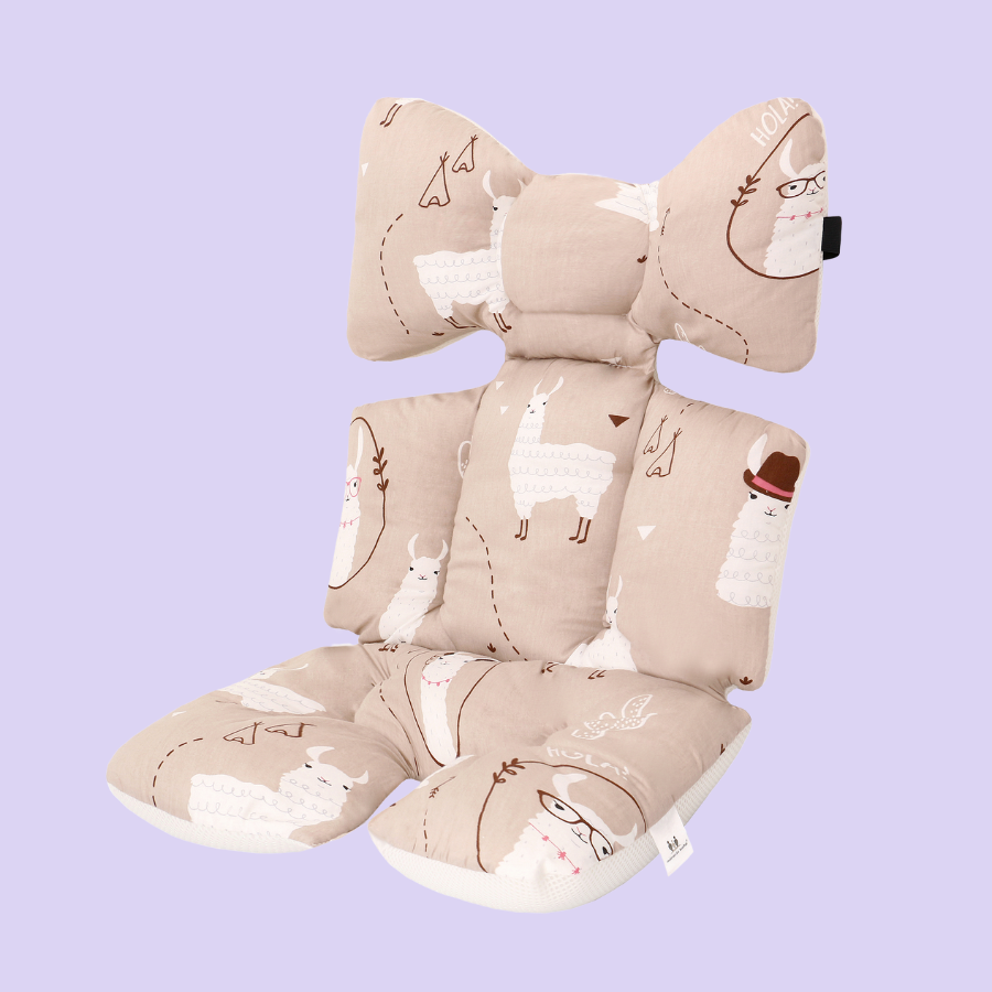 Miếng lót xe đẩy dày 6.5cm MiracleBaby  đệm Cotton dày dặn, phụ kiện xe đẩy êm ái cho bé