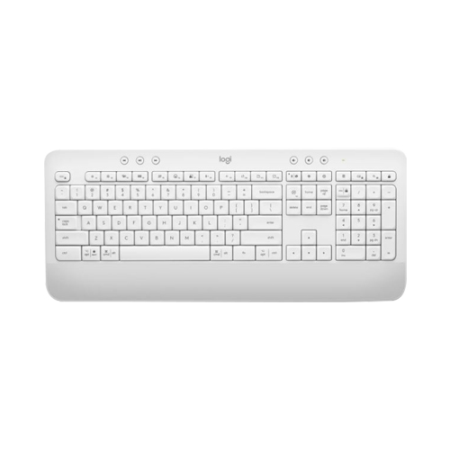 Bàn Phím Không Dây Logitech Signature K650 - Nhỏ gọn, gác tay tích hợp, tương thích Mac , Bluetooth &amp; USB Bolt - Hàng chính hãng