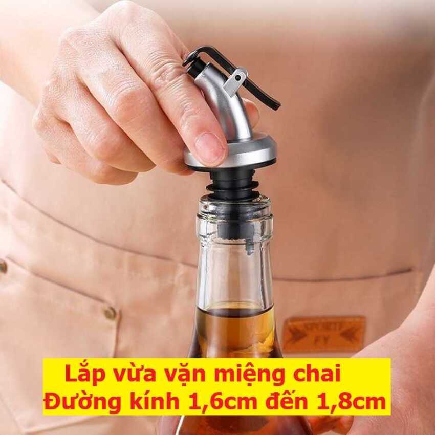 Vòi Rót Gia Vị thông minh (combo 5 cái) – Vòi Chai Dầu Ăn có chốt đóng mở - rót dầu ăn, nước mắm, xì dầu, cocktail pha chế - Vòi Rót Nước Chấm – Vòi Rót Nước Mắm