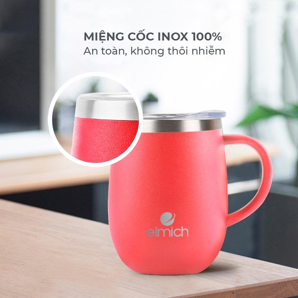 Bộ 2 cốc đôi giữ nhiệt inox 304 Elmich EL8020 dung tích 360ml