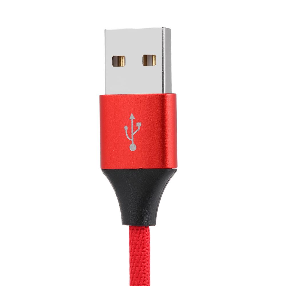 Cáp sạc đa năng TOMTOP 3.9FT Dây sạc USB Dây đồng bộ hóa dữ liệu 3 trong 1 iOS 8 chân đực + Loại C + Đầu nối Micro USB