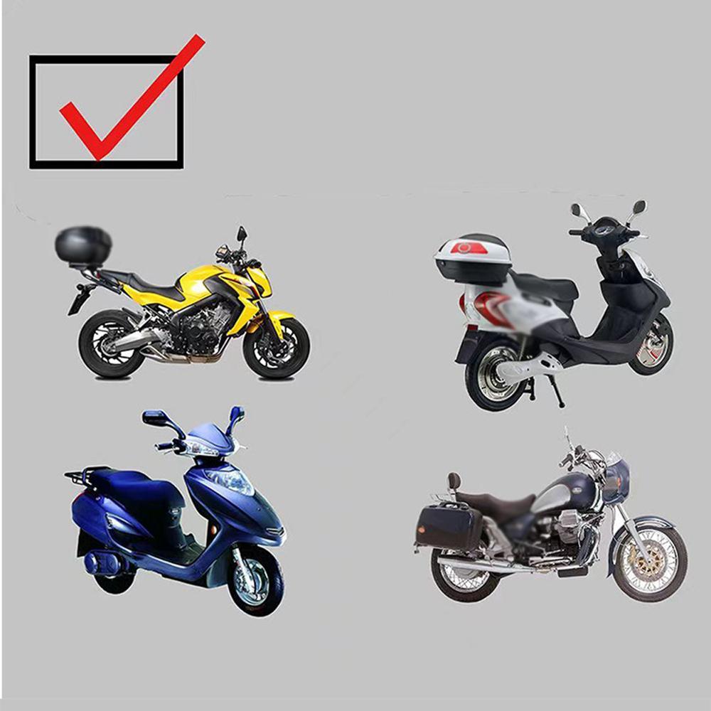 28L Motorcycle Tail Box Rear Trunk Large Capacity Motorbike Luggage Storage Case Waterproof with 2 Keys Side Snaps