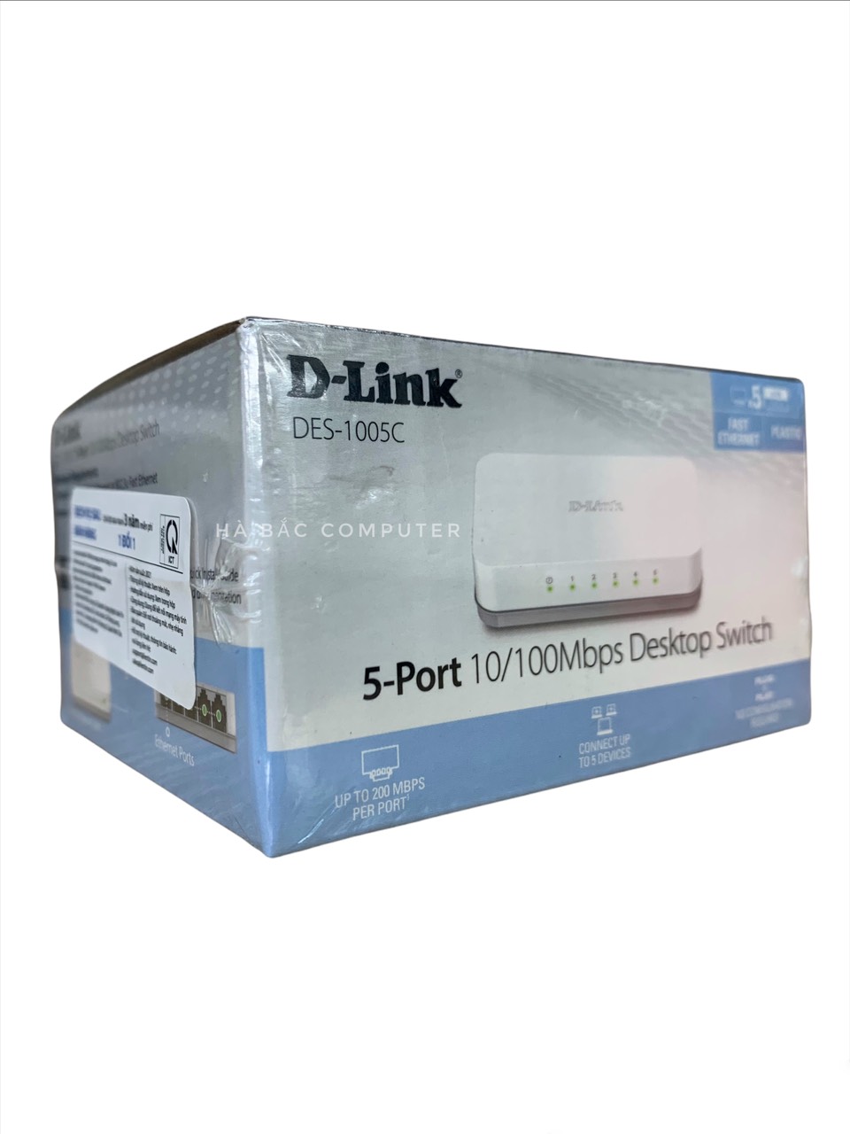 Bộ Chia Mạng 5 Cổng D-Link DES-1005C - Switch Chia Mạng - Hàng Chính Hãng