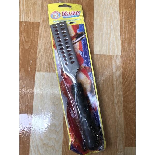 Dụng cụ đánh vảy cá nạo vảy cá chuyên nghiệp inox dày cán nhựa chắc chắn