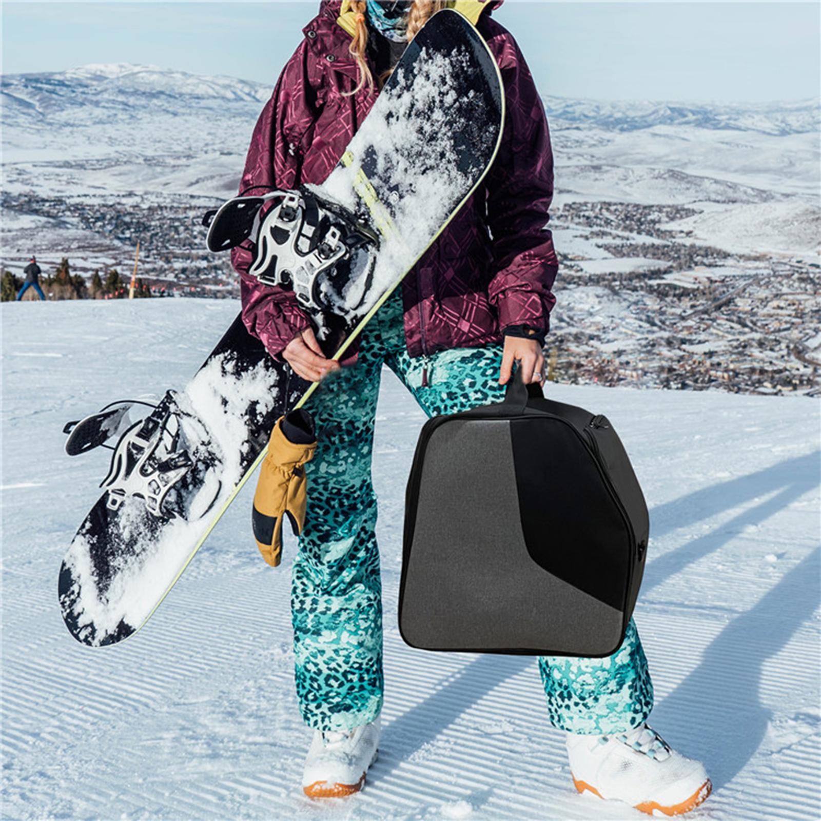 Durable Ski Boot Bag Large Capacity Cloth Backpack Snowboard Accessories