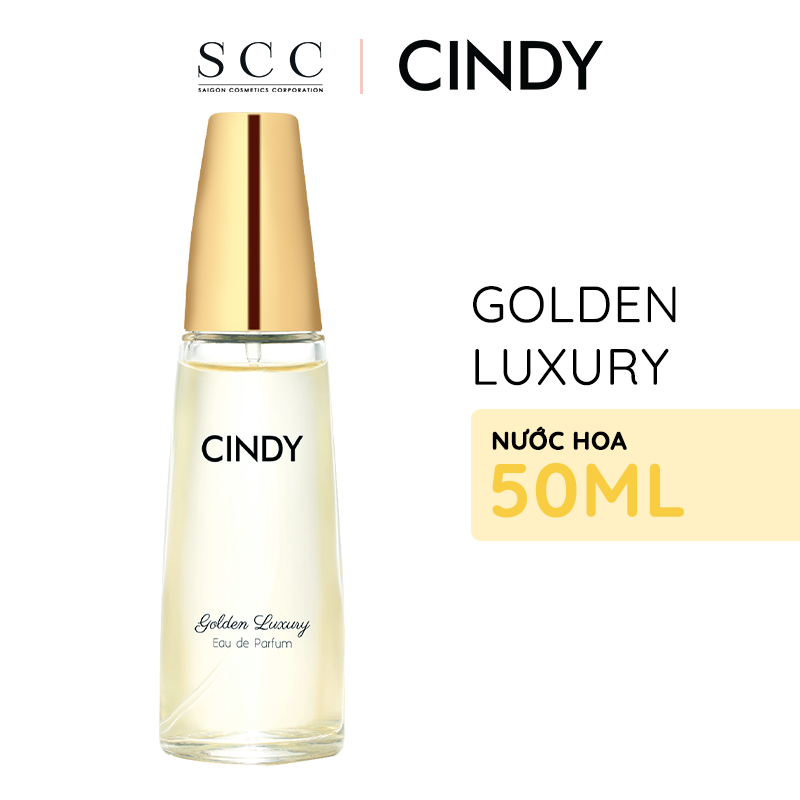 Nước hoa cho nữ Cindy Golden Luxury mùi hương sang trọng quyến rũ 50ml