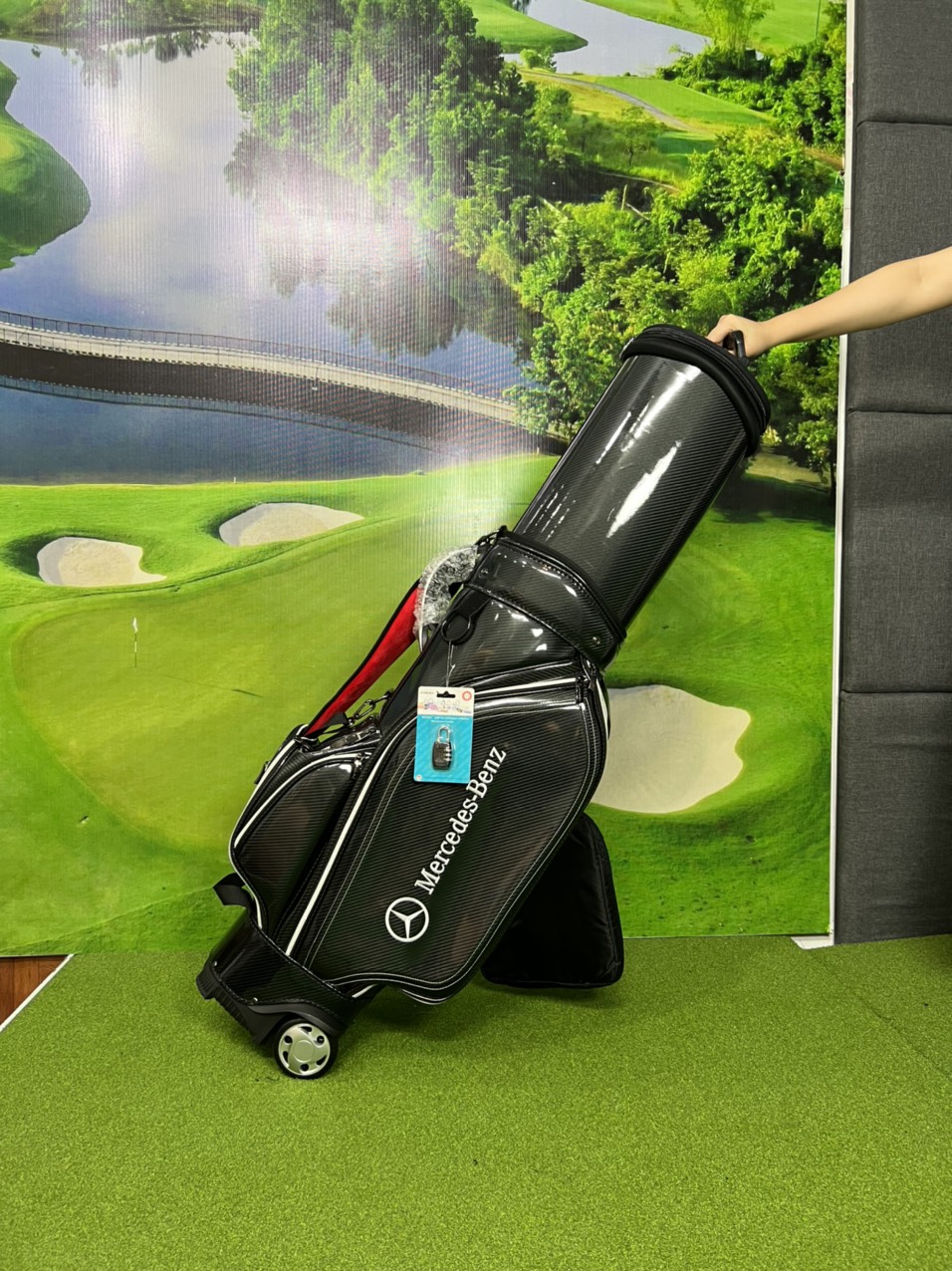 Túi gậy golf Mercedes - Benz da PU cao cấp chống nước TG019