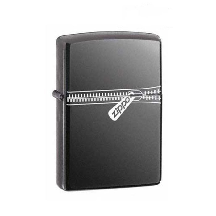 Bật Lửa Zippo Zipper Black Ice Dark Chrome Chính Hãng Usa