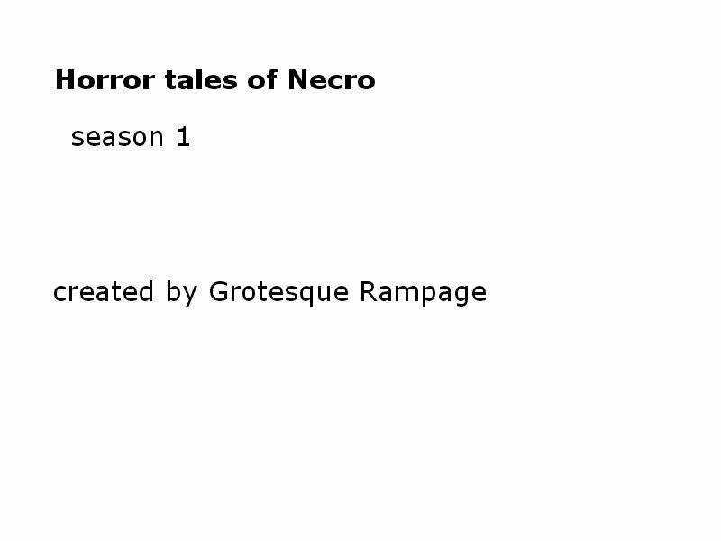 horror tales of necro chapter 1 1