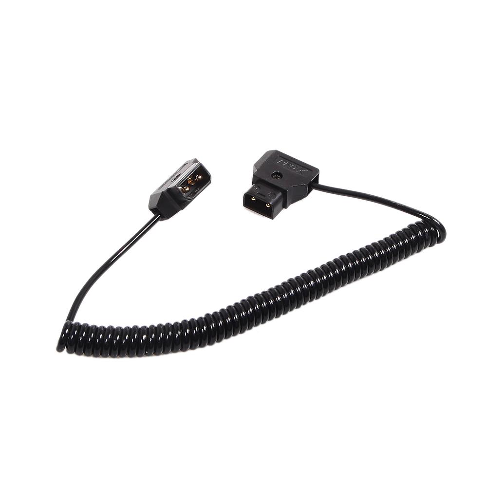 D-TAP 2 Pin Male to Male Extension Adapter Cable for DSLR Rig Anton Bauer Battery Dtap to Dtap Elastic Cable 1M