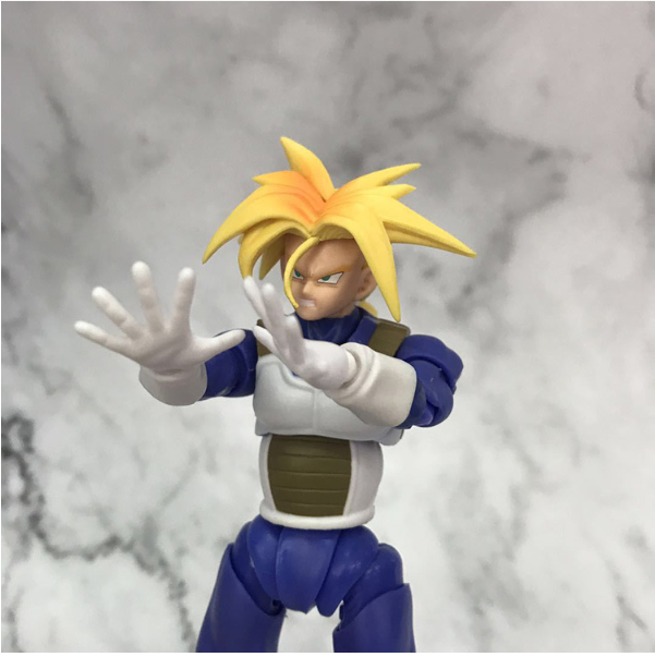 Mô Hình Khớp Dragon Ball Saiyan SHF Trunks 15cm