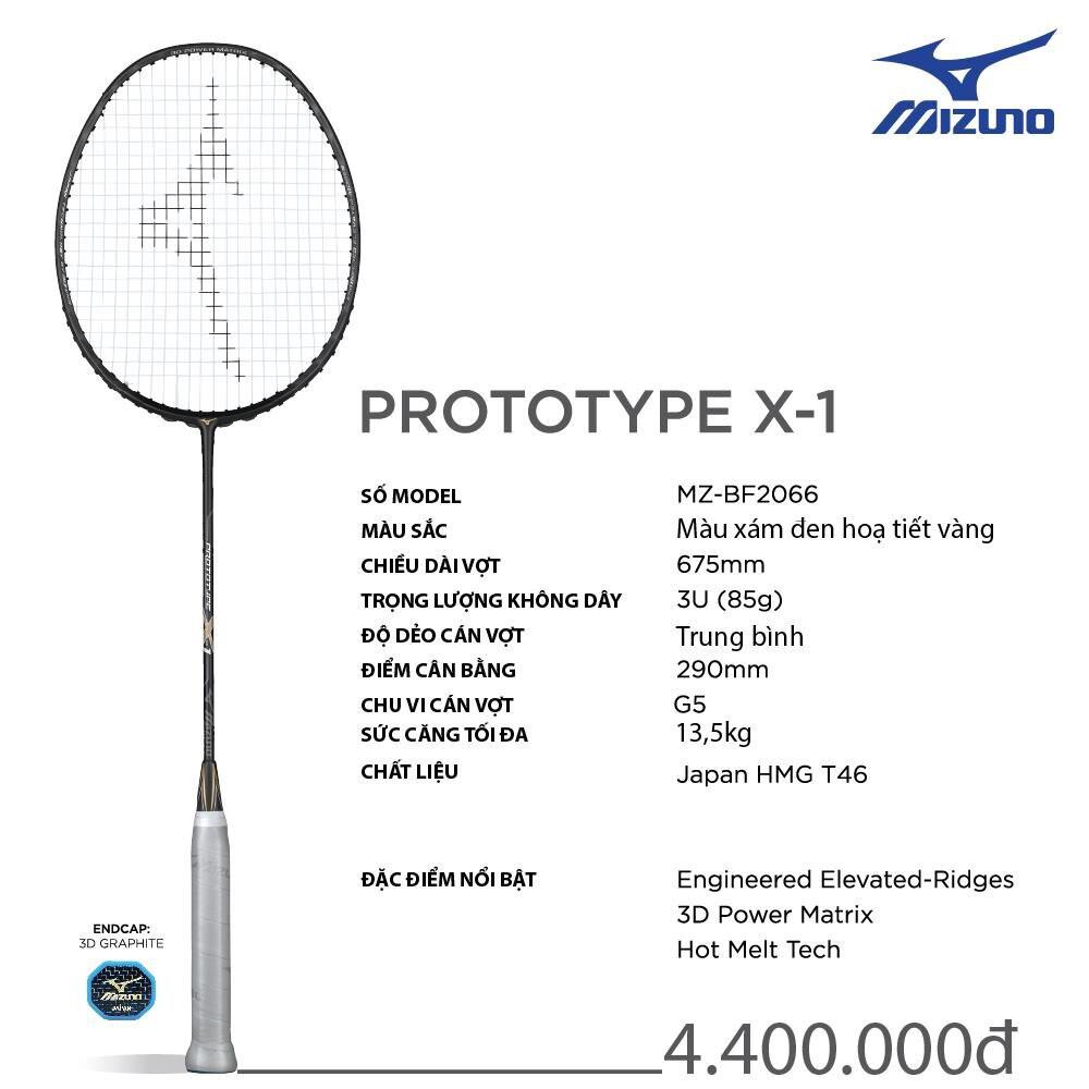 Vợt Cầu Lông Mizuno PROTOTYPE X-1 MZ-BF2066 ( Khung Vợt)