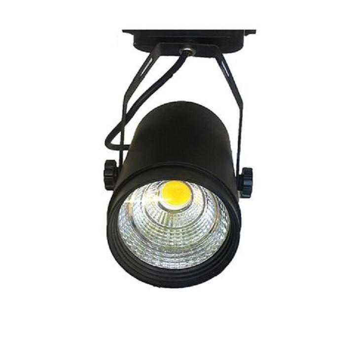 Bộ đèn rọi ray 12w kèm đế ngồi ánh sáng vàng nắng