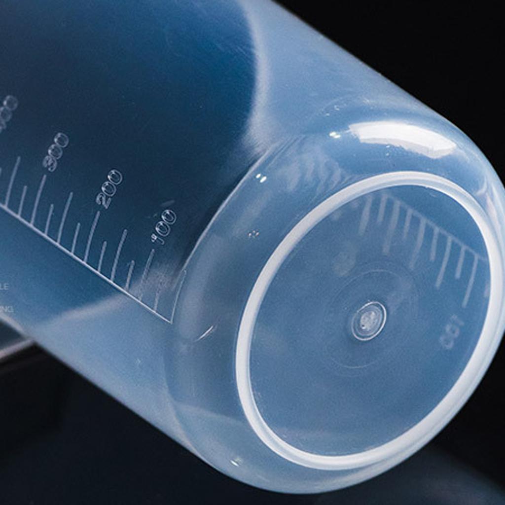 10 Pieces Lab 25ml Plastic Graduated Measuring Beaker Liquid Cup Container