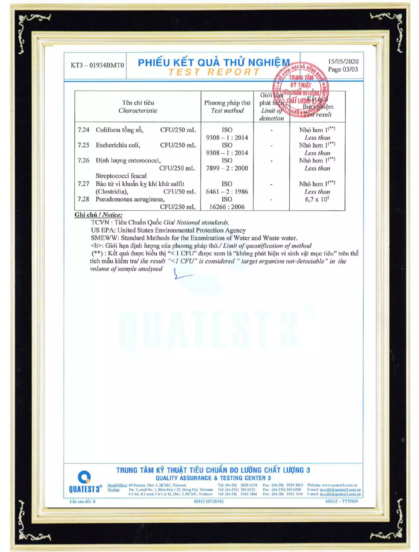 Combo 5 lõi lọc cho máy lọc nước tinh khiết RO Eurolife COMBO-LL-RO