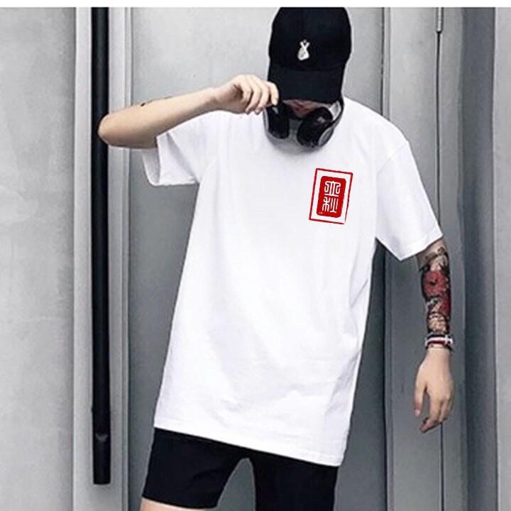 Áo Tay Lỡ Unisex Form Rộng Thư Pháp Cao Cấp | Hàng Siêu Đẹp