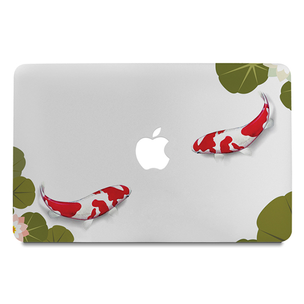 Mẫu Dán Decal Trang Trí Macbook - Hoa Văn 41