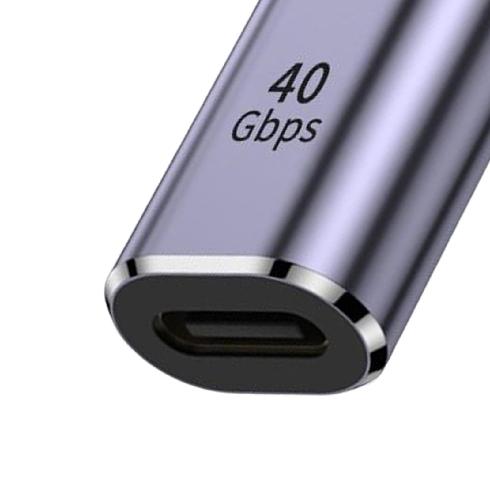 USB C Adapter Connector PD 100W Straight Straight