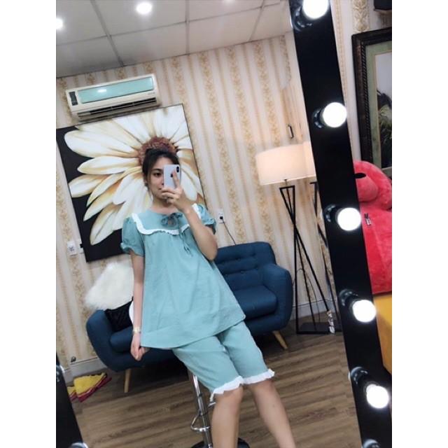 Bộ bầu cao cấp chất đũi Hàn, siêu siêu mátfree size 43~68kgcó chun rút chỉnh quần