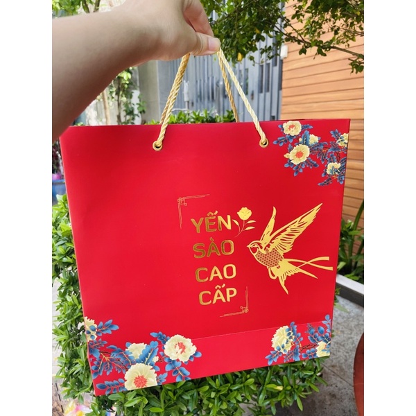Túi Yến Sào size lớn 29 * 27 * 9 - Chim én hoa