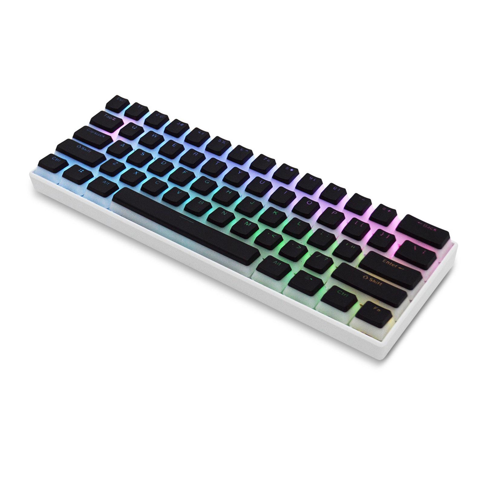 108 Keycaps White Dot Keycaps ANSI Layout DIY Keyboard Keycaps For Cherry