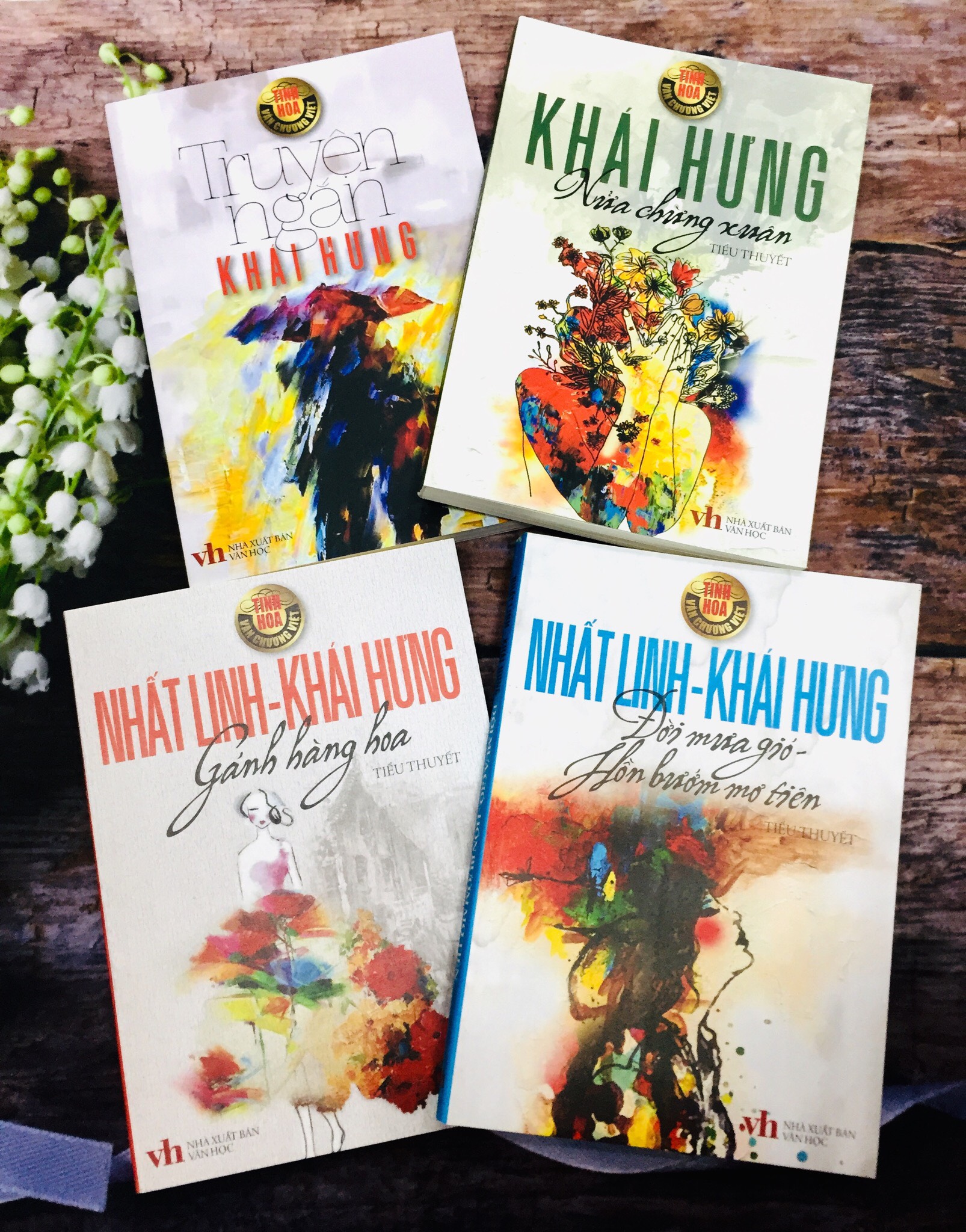 Truyện ngắn Khái Hưng - Nửa chừng xuân - Gánh hàng hoa - Đời mưa gió Hồn bướm mơ tiên