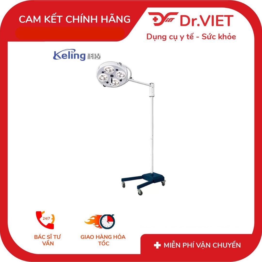 Đèn tiểu phẩu di động 4 bóng LED KL04.L.I LED