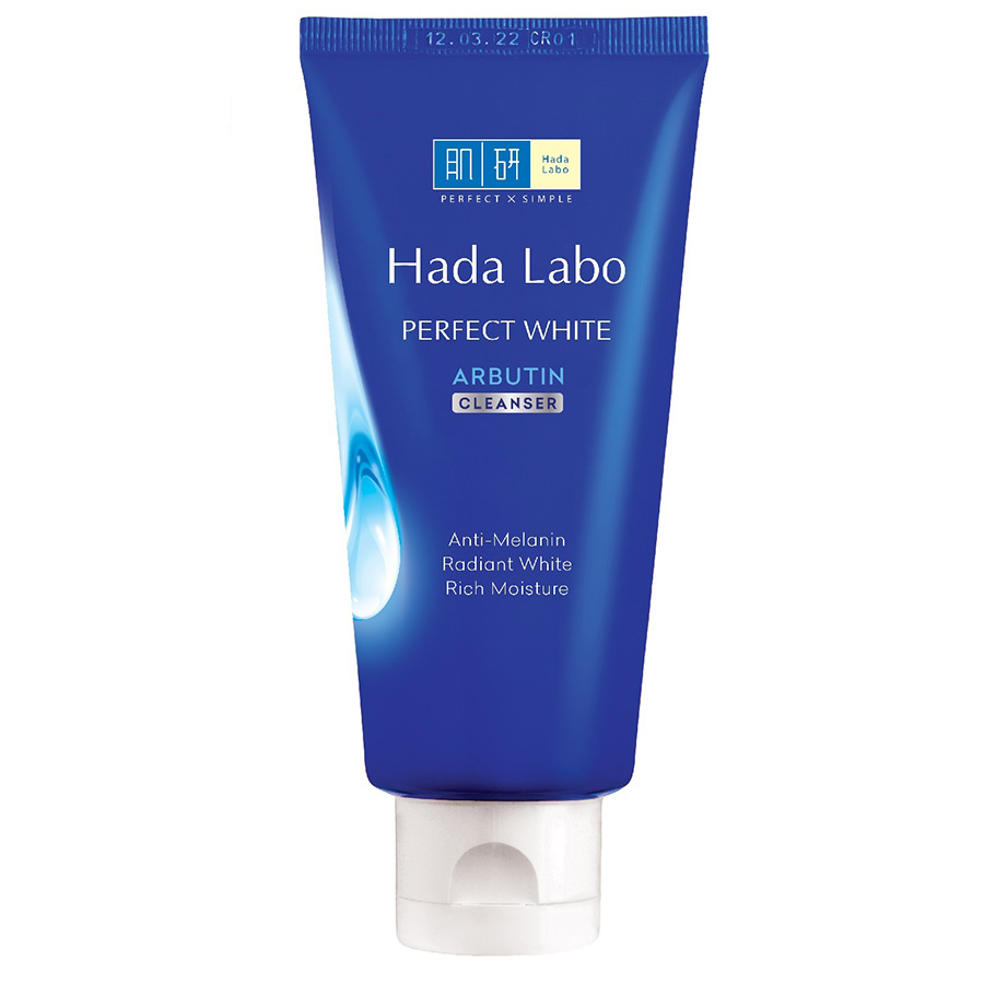 Bộ sản phẩm dưỡng trắng da tối ưu Hada Labo Perfect White (Kem rửa mặt 80g + Dung dịch dưỡng 100ml + Kem dưỡng 50g)