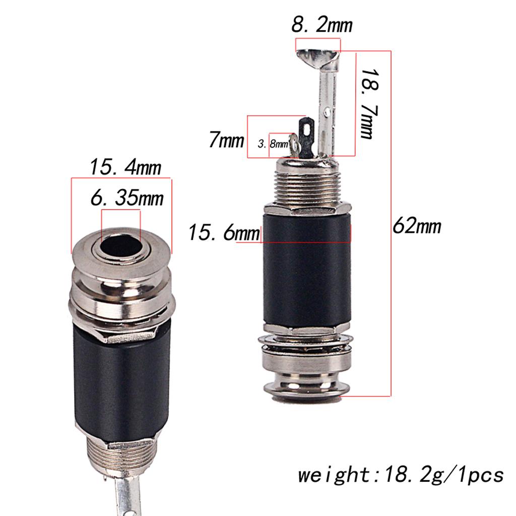 Electric Guitar Single Track Jack Guitar Outlet Accessory Outlet