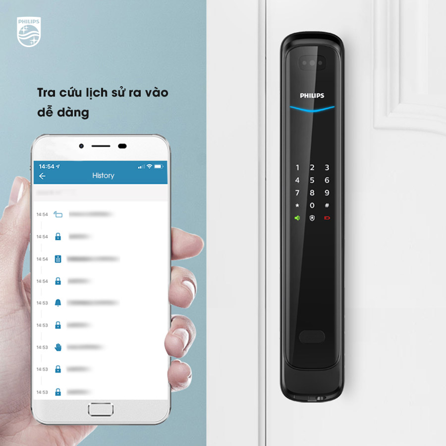 Khóa cửa thông minh Philips DDL702