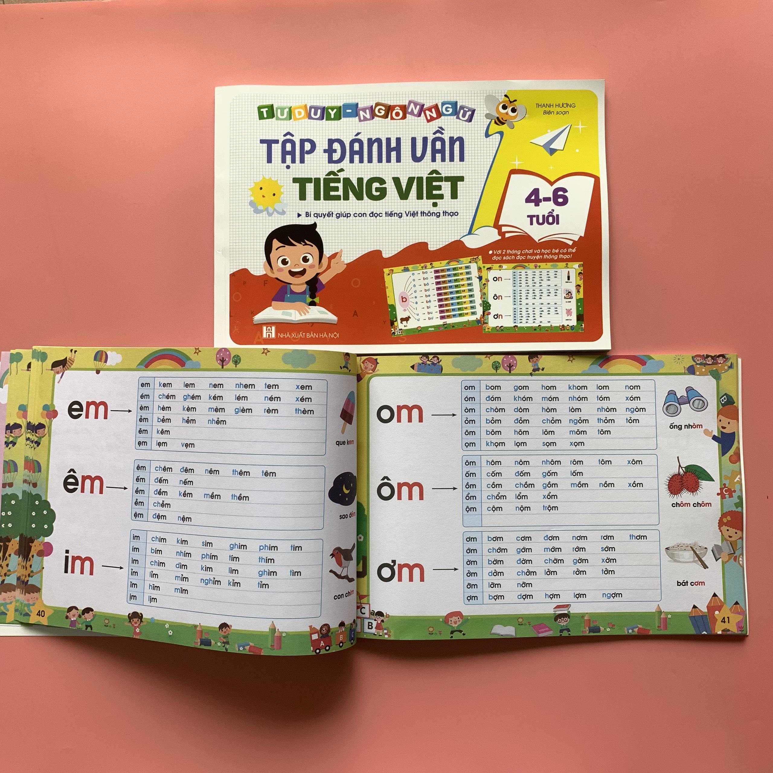 Sách Tập Đánh Vần Tập Học Chữ Tiếng Việt Tặng Kèm Thẻ Flashcard Thông Minh