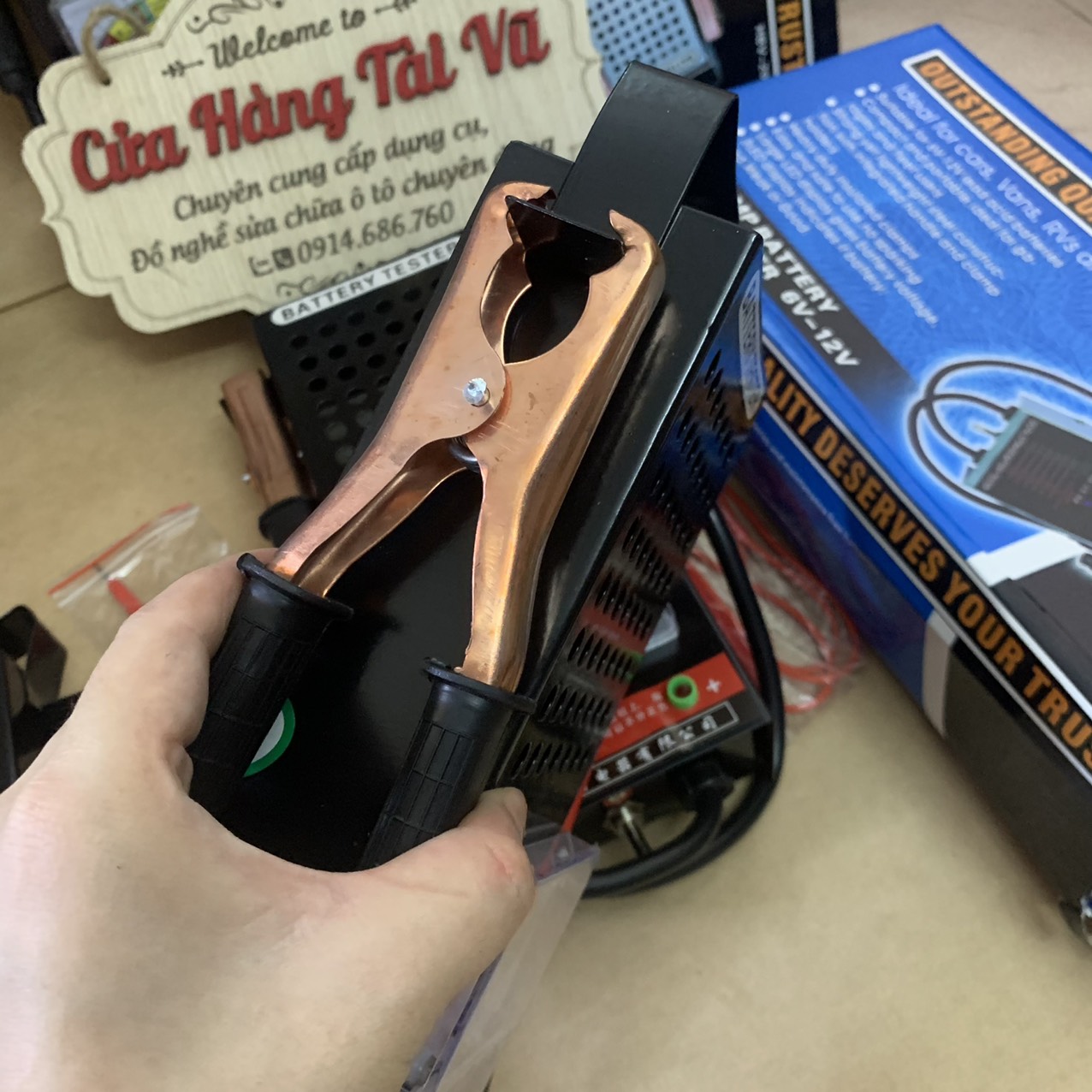 Máy kiểm tra ắc quy, thiết bị kiểm tra bình acquy,đo test bình ắc quy 6v-12v