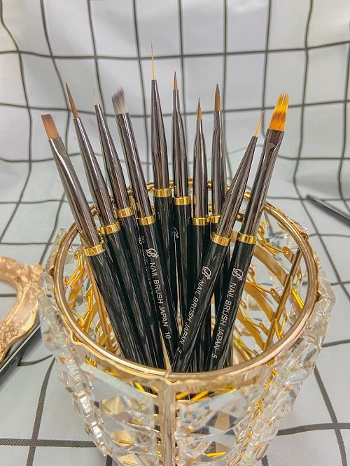 Set Cọ Nail Brush Japan , Vẽ Móng – Vẽ Nét – Đắp Gel