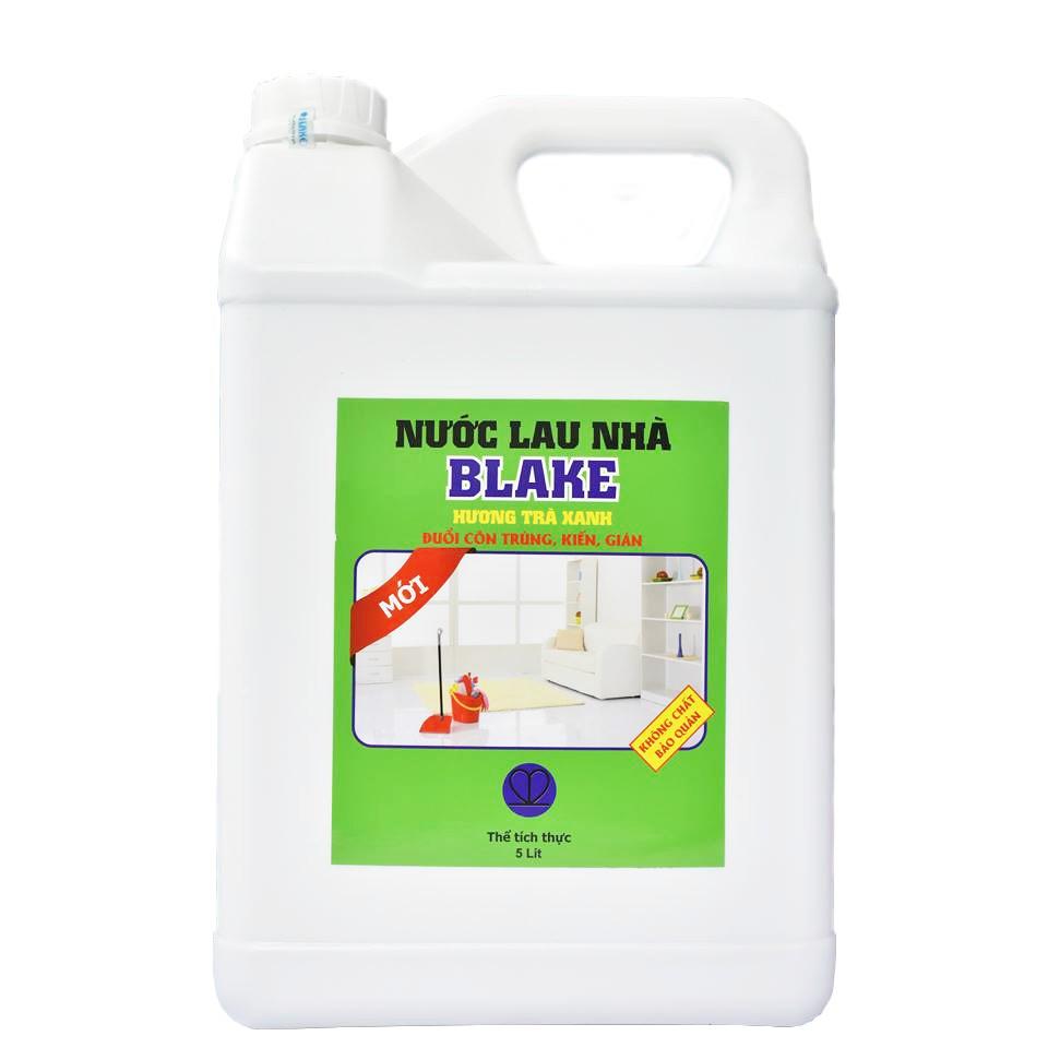 Nước lau sàn (can 5L) đuổi côn trùng, khử khuẩn 99%, không sử dụng chất bảo quản - BLAKE