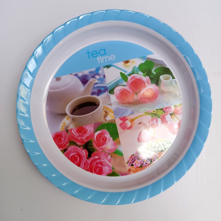 KHAY TRÒN NHỰA PHÍP ĐỰNG HOA QUẢ CAO CẤP