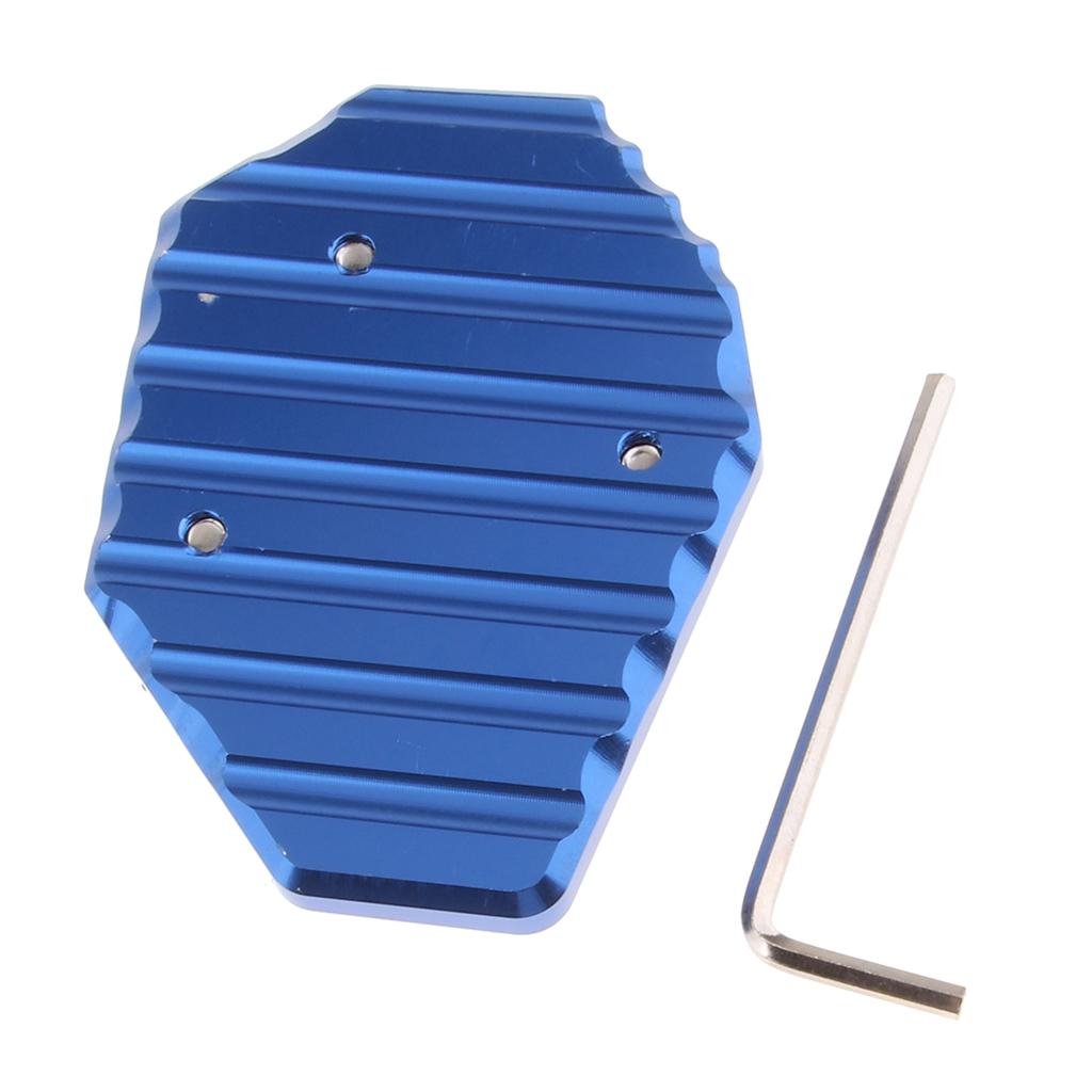 Motorcycle CNC Side Stand Kickstand Enlarge Plate Pad For Yamaha MT-07 FZ07 2013 2014 2015 2016