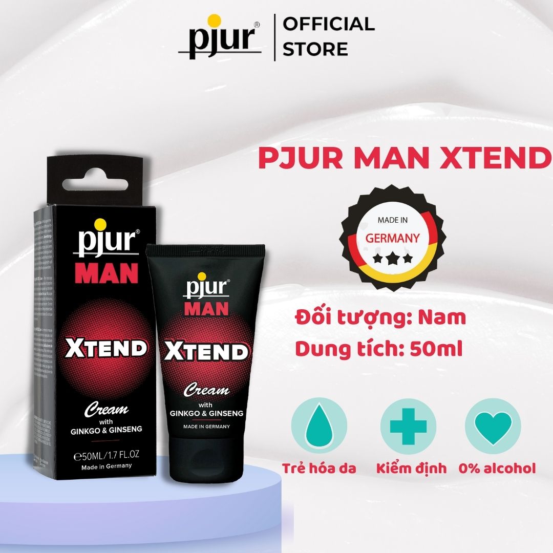 Gel tăng kích thước cậu nhỏ, cường dương Pjur Man Xtend 50ml dành cho quý ông tăng khoái, tăng lưu thông máu