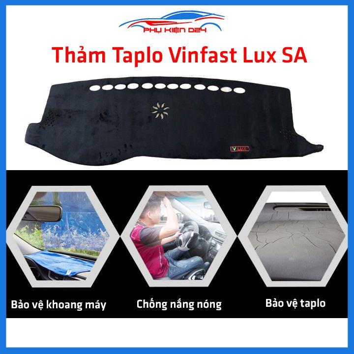 Thảm taplo xe ô tô Vinfast Lux SA chống nắng nóng làm mát xe mở rộng tầm nhìn