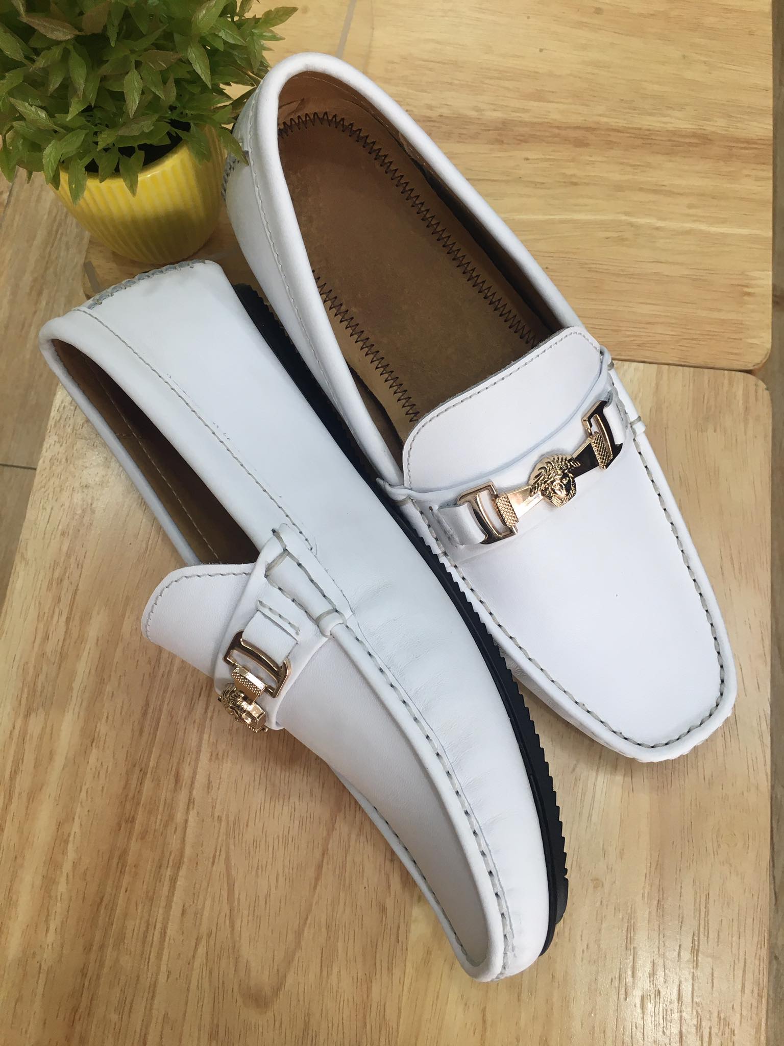 Giày mọi nam trắng - M016