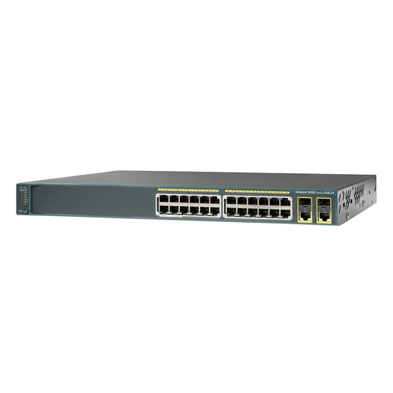 Thiết Bị Chuyển Mạch Switch Cisco WS-C2960+24PC-L - Hàng Nhập Khẩu