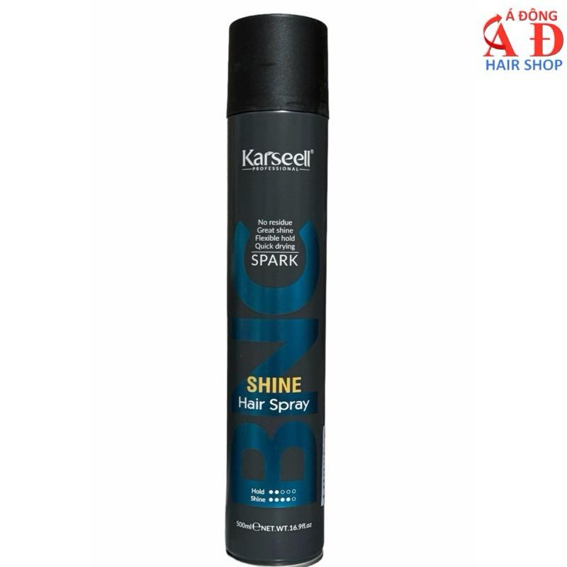 Dưỡng Chất Xịt Bóng tóc Karseell Sparkler Shine Hair Spray giữ nếp nhẹ 500ml