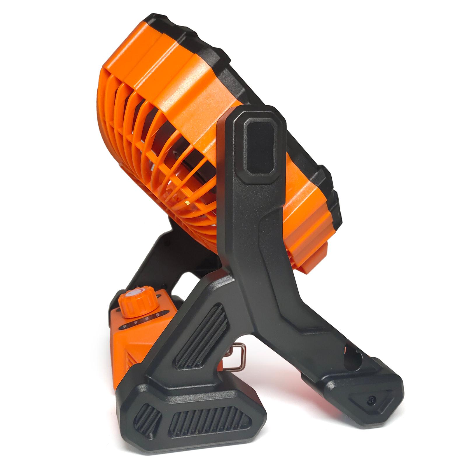 Quạt Máy Cắm Trại Kèm Đèn Pin 2 Trong 1 Tiện Nghi Phù Hợp Hoạt Động Ngoài Trời