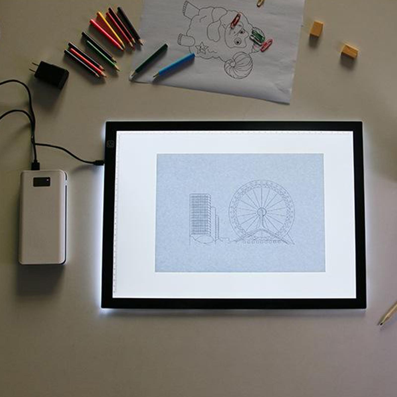 A4 Tracing LED Light Box USB LED Pad 3-Gear
