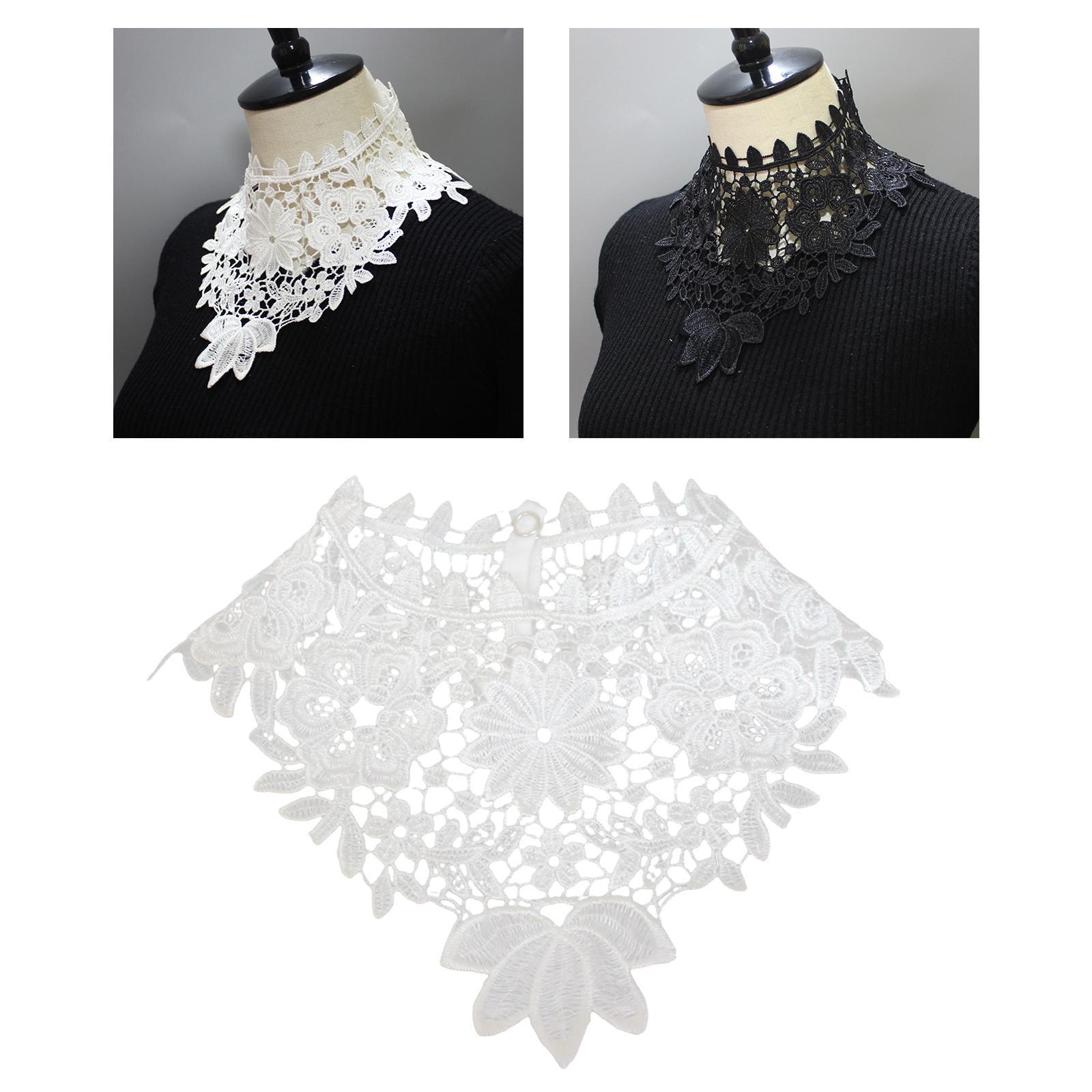 Shirts Fake Collar Blouse False Collar Shirts Costume Collar for Women Girls