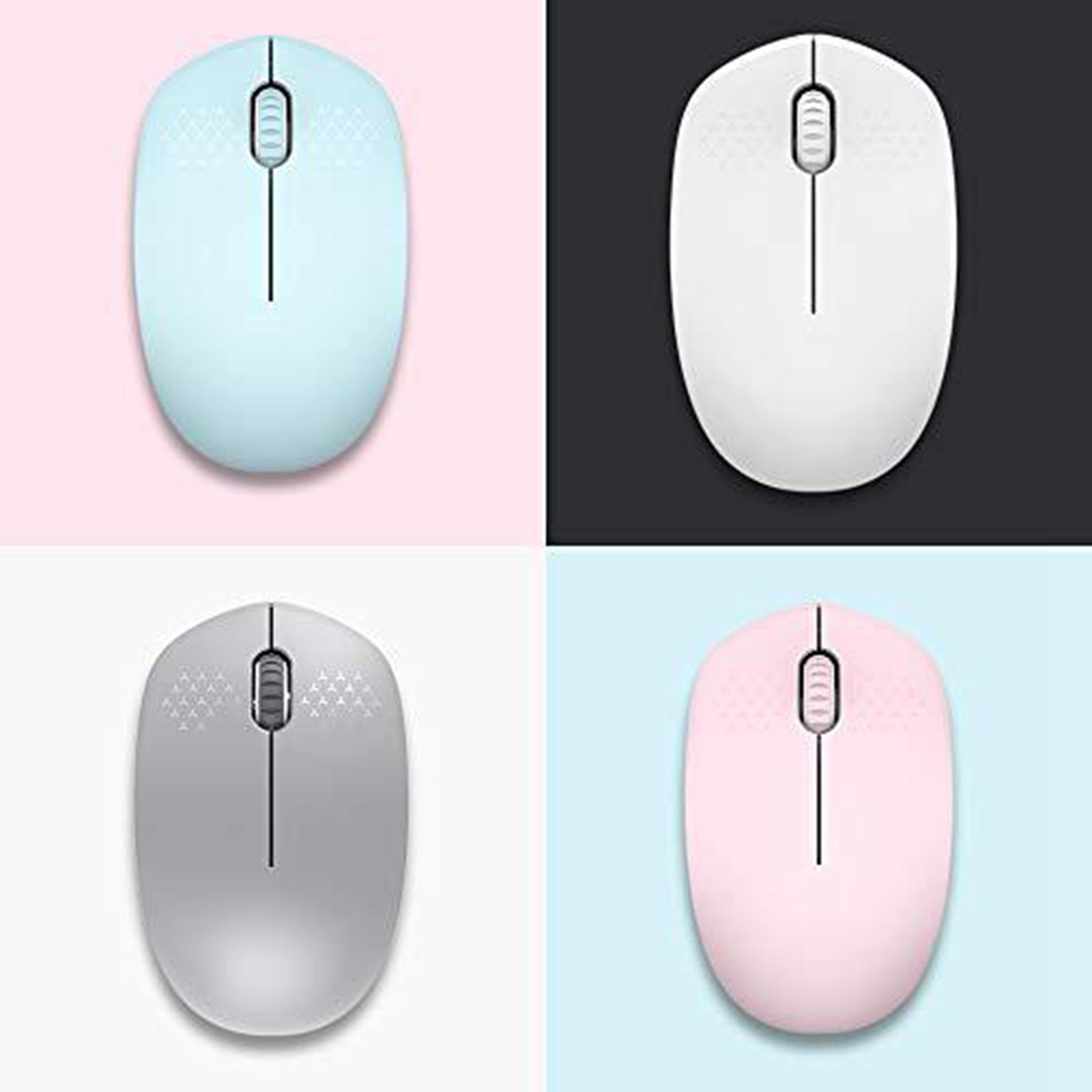 2.4G Wireless Mouse With USB Receiver For White Tablet PC