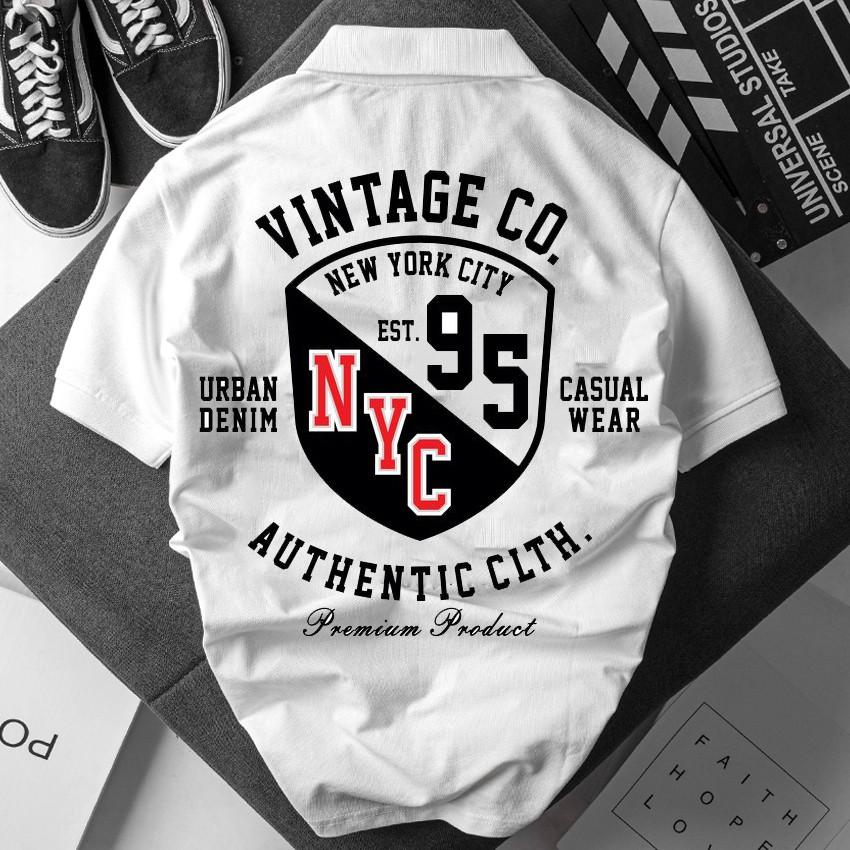 Áo polo nam cổ dệt bo len ,áo thun nam có cổ tay lỡ công sở Thanh lịch - Soha Clothing