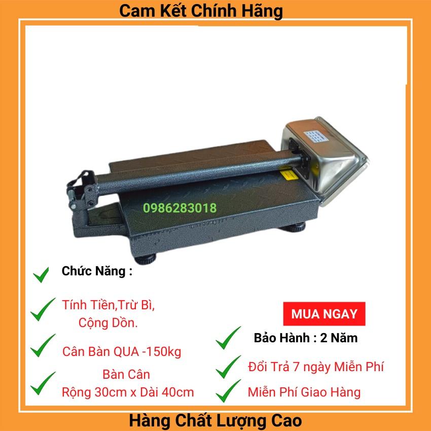 Cân bàn điện tử tính tiền QUA ( 100kg&amp;amp;150kg ) ( bảo hành 24 T ) dùng cho cân trái cây hàng nông sản ,kho bãi